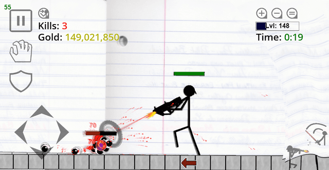 Stickman Physics Battle Arena screenshot 2