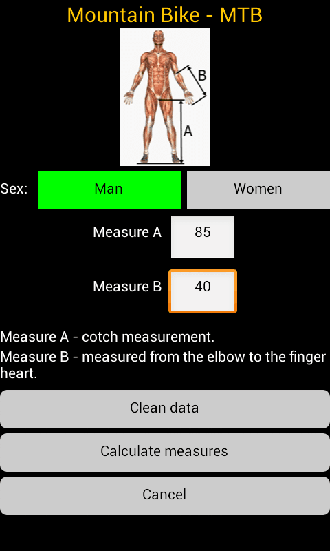 Measures bike - plus screenshot 1