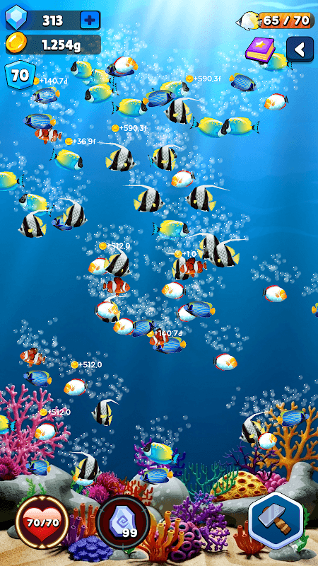 Merge Fish Evolution screenshot 1