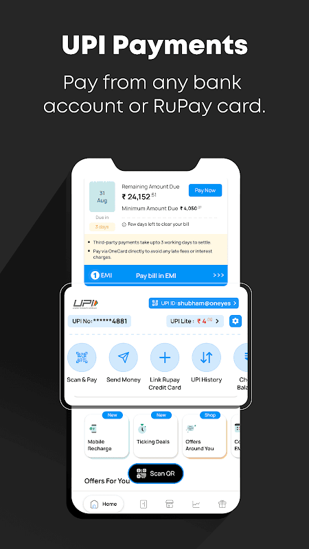 OneCard: Credit Card & UPI screenshot 3