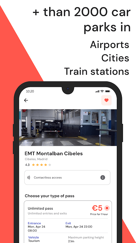 Book Parking Spaces - Parclick screenshot 3