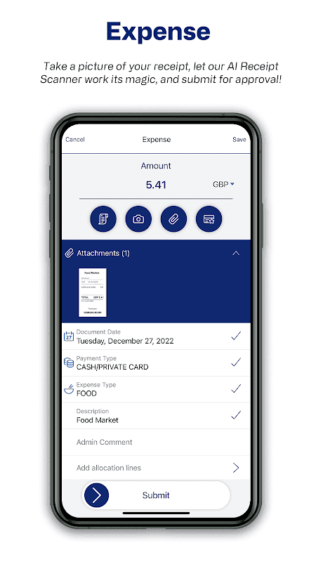 Continia Expense App screenshot 1