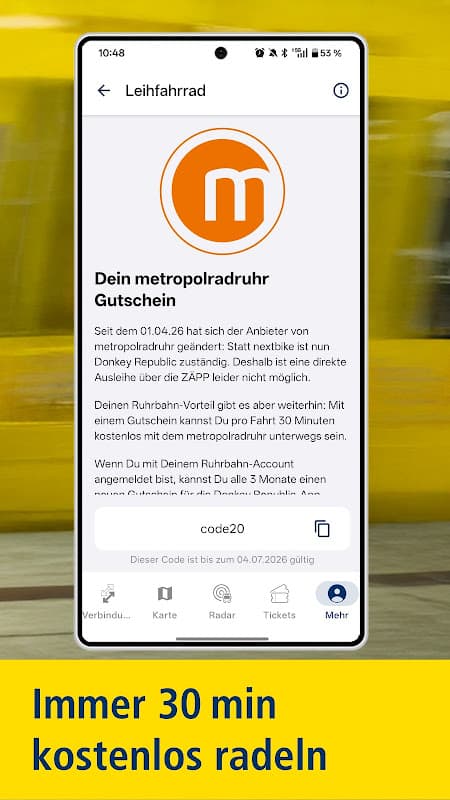 ZÄPP Die Ruhrbahn App screenshot 4