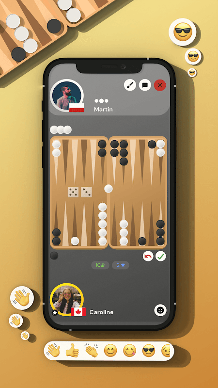 Backgammon Online — скриншот 2