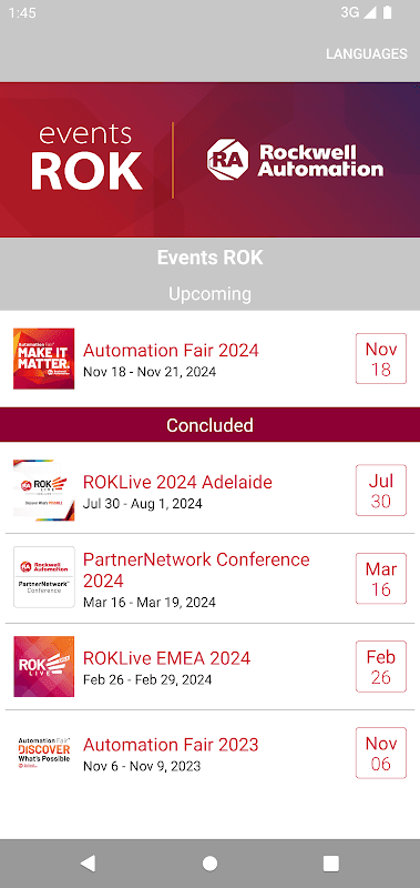 Events ROK screenshot 2