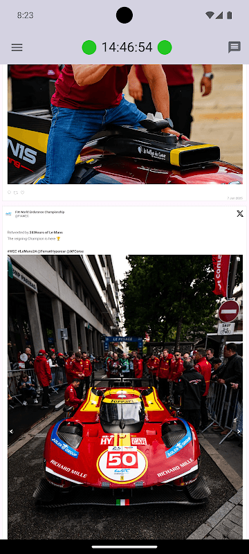 Le Mans 24H 2025 Live Timing screenshot 4