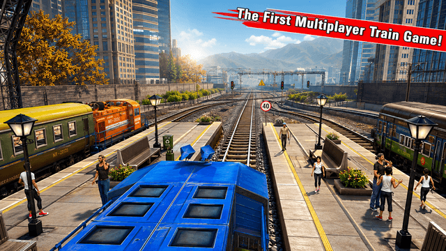 Train Racing Games 3D 2 Player screenshot 4