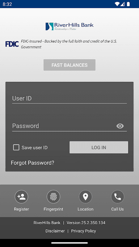 RiverHills Bank Mobile screenshot 2