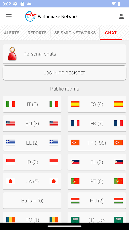 Earthquake Network screenshot 5