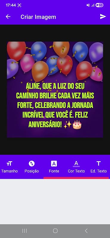 Frases de Aniversário screenshot 3