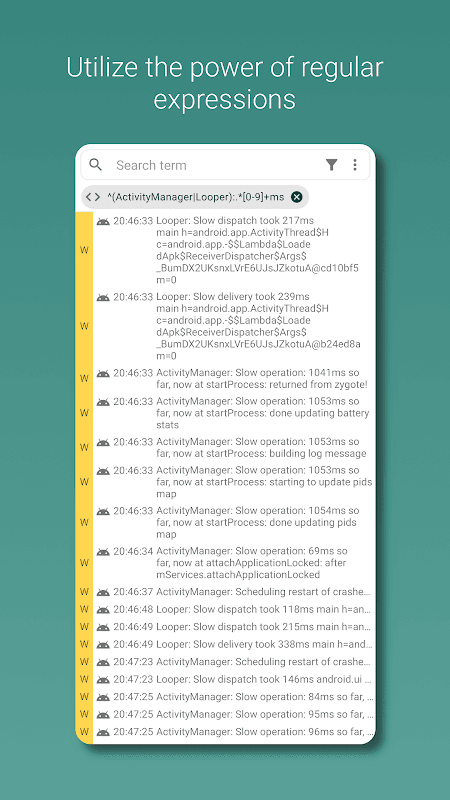 Logcat Reader Professional screenshot 3