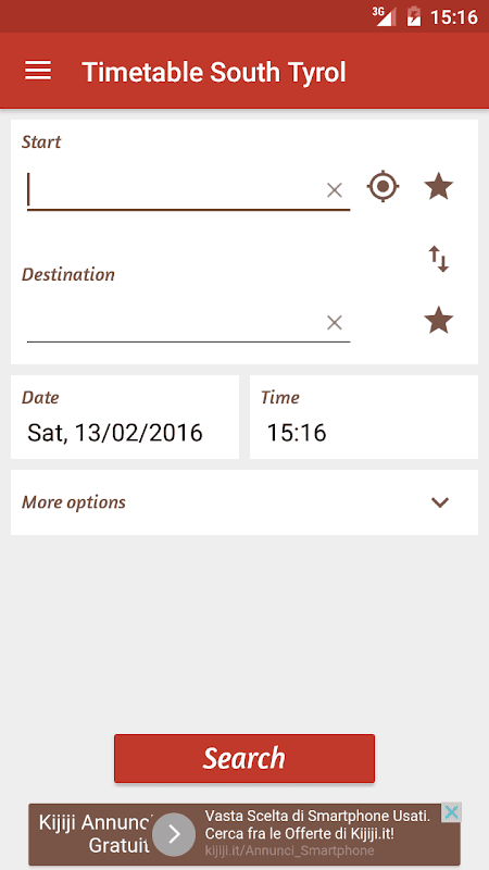 Timetable South Tyrol screenshot 1