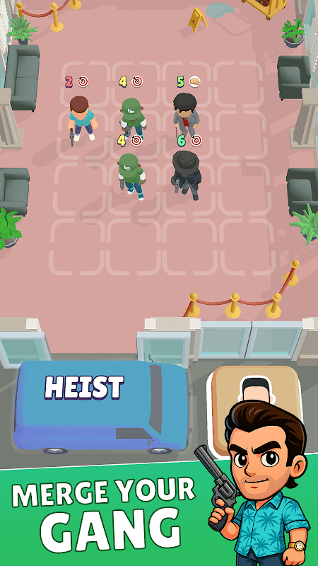 Merge Gangster Heist vs Police screenshot 1