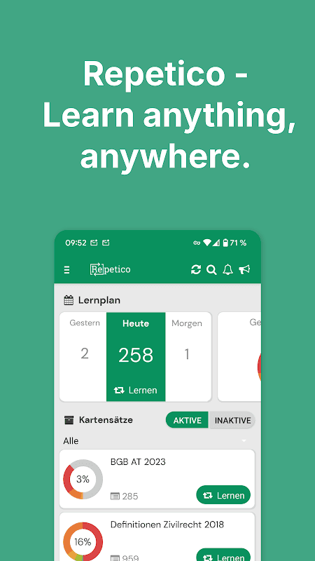 Repetico - Study flashcards screenshot 1