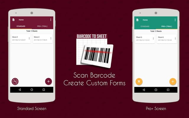 Barcode to Sheet screenshot 1