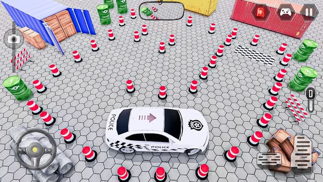 Police Car Parking : Car Games screenshot 2
