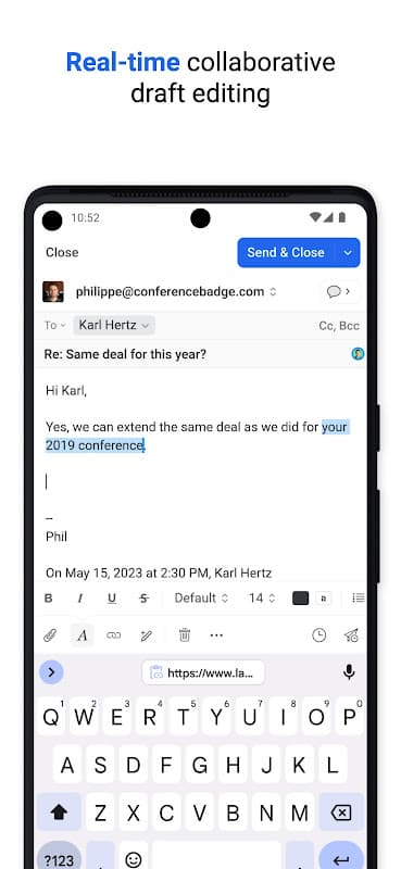 Missive screenshot 4
