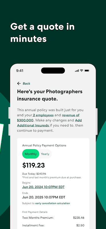 Thimble Insurance screenshot 4