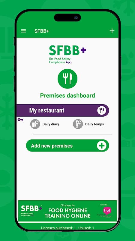 SFBB+ Food Safety Compliance screenshot 2
