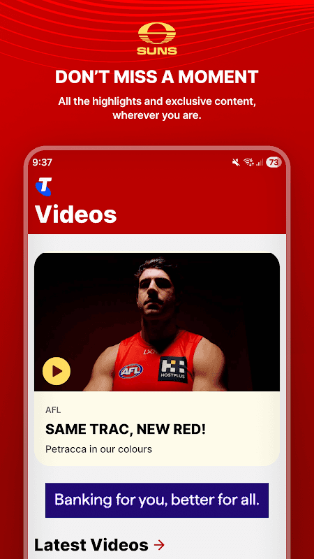 Gold Coast SUNS Official App screenshot 2