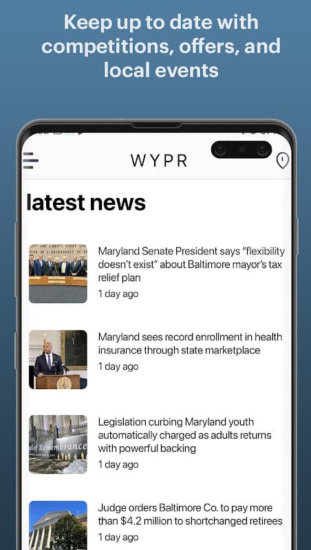 WYPR Baltimore Public Media screenshot 3