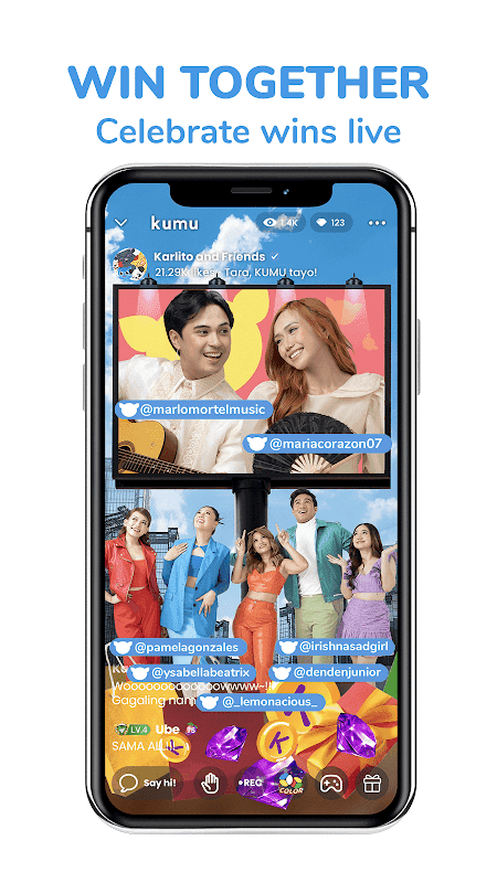 Kumu: Pinoy live stream. Hang out with friends! screenshot 5