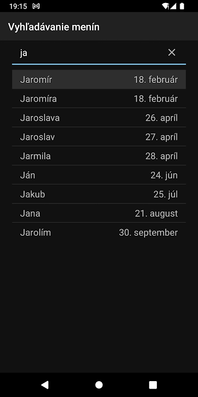 Kalendár SK screenshot 6