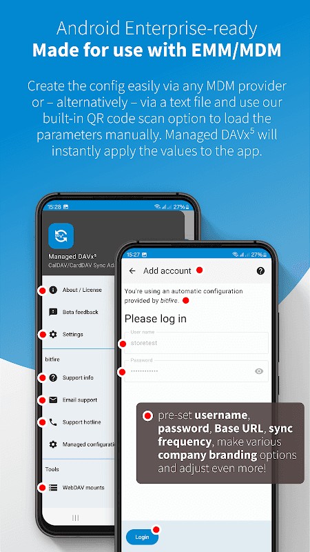 Managed DAVx⁵ for Enterprise screenshot 2