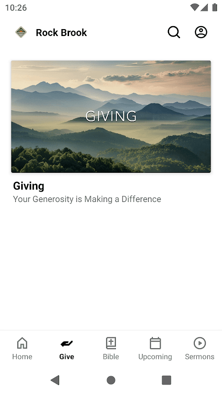Rock Brook Church App screenshot 2