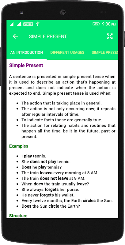 English Tenses Book screenshot 4
