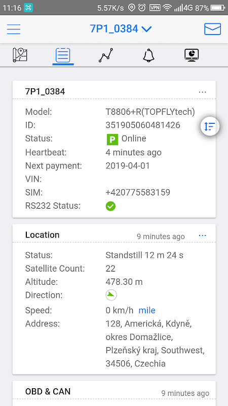 GNSS Monitor screenshot 2