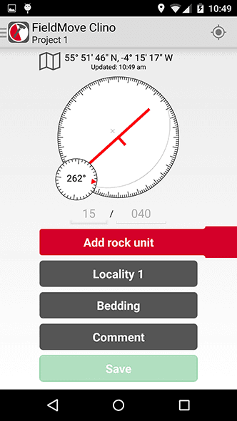 FieldMove Clino screenshot 3