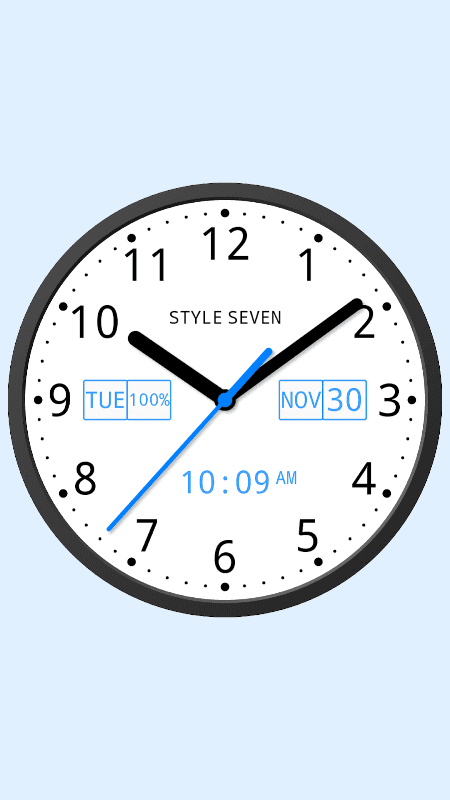 Light Analog Clock LW-7 screenshot 1