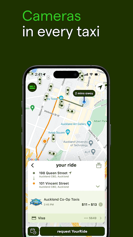 YourRide - NZ’s No.1 Taxi App screenshot 2
