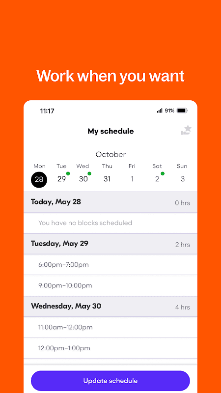 Grubhub for Drivers screenshot 2