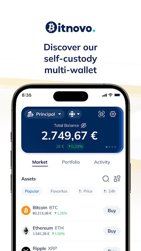 Bitnovo - Buy Bitcoin screenshot 1