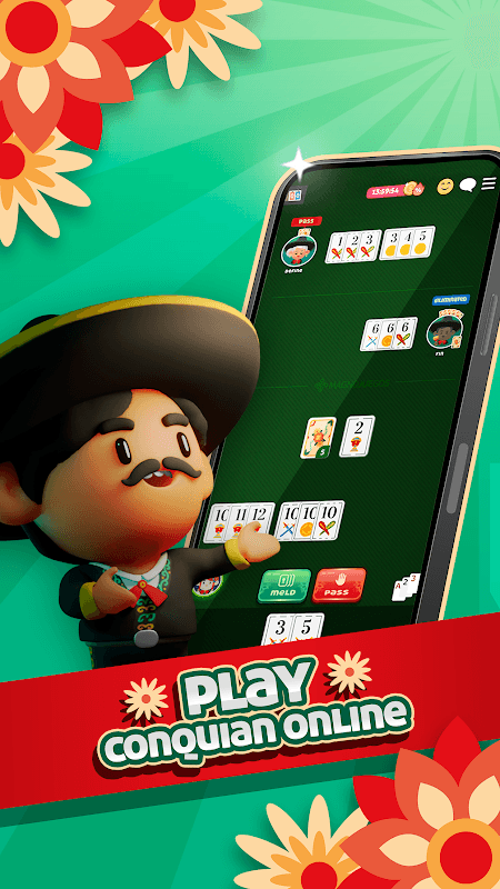 Conquian: Mexican Card Game screenshot 1