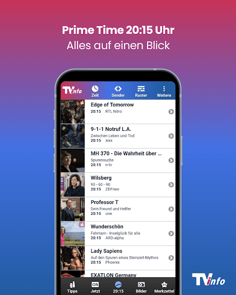 TVinfo TV Programm screenshot 1