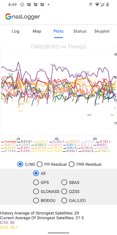 GnssLogger App screenshot 4