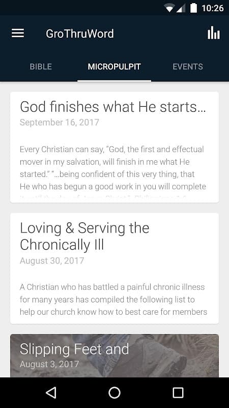 Growing through God's Word screenshot 3