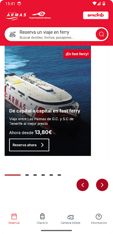 NAVIERA ARMAS: ferries screenshot 1