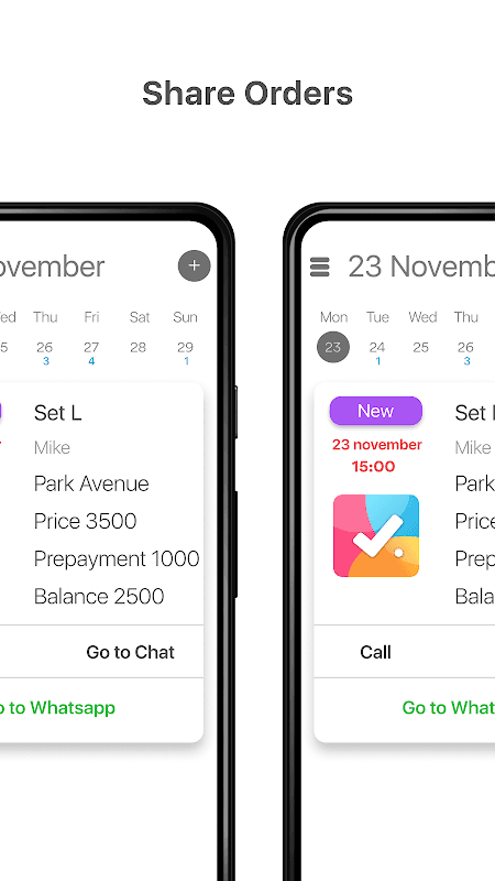 Calendar for orders screenshot 3