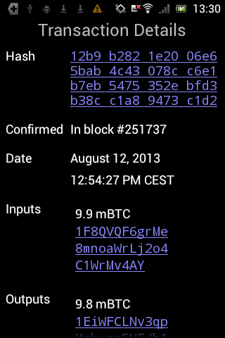 Mycelium Bitcoin Wallet screenshot 5