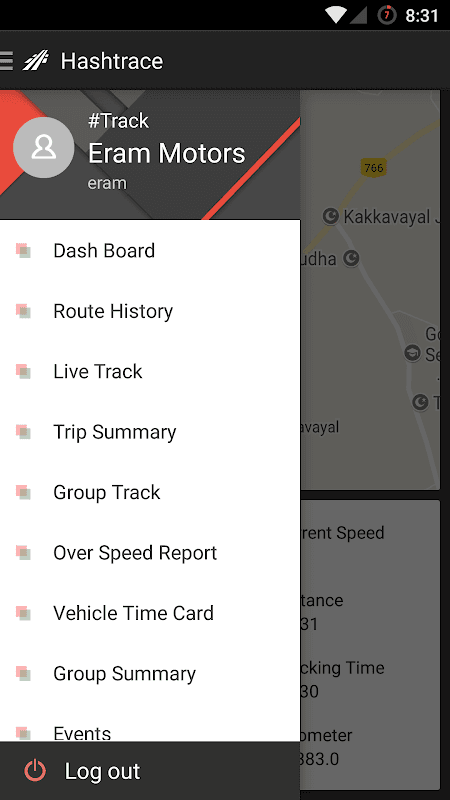Hashtrace Vehicle Tracking Sys screenshot 1