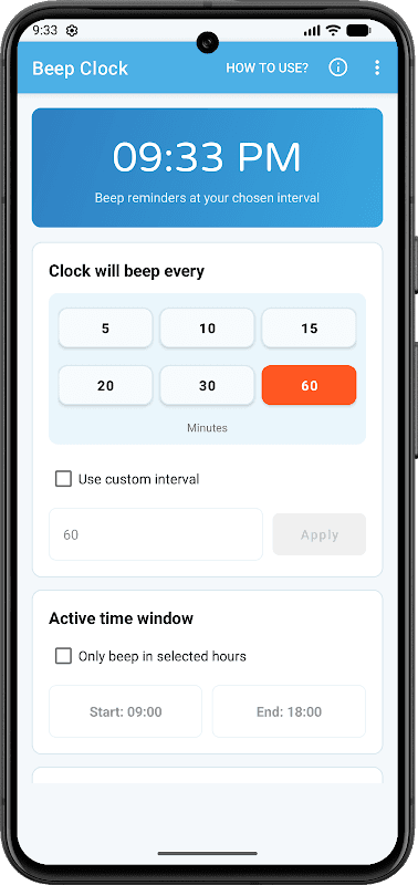 Beep Clock, Timer screenshot 3
