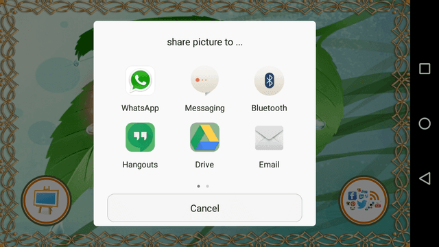 leaf photo frames, effects screenshot 6