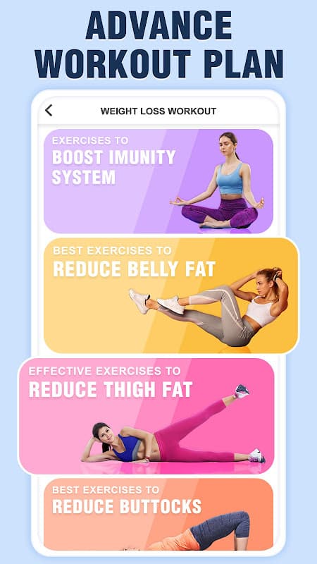 Weight Loss Workout for Women and Men & Exercise screenshot 2