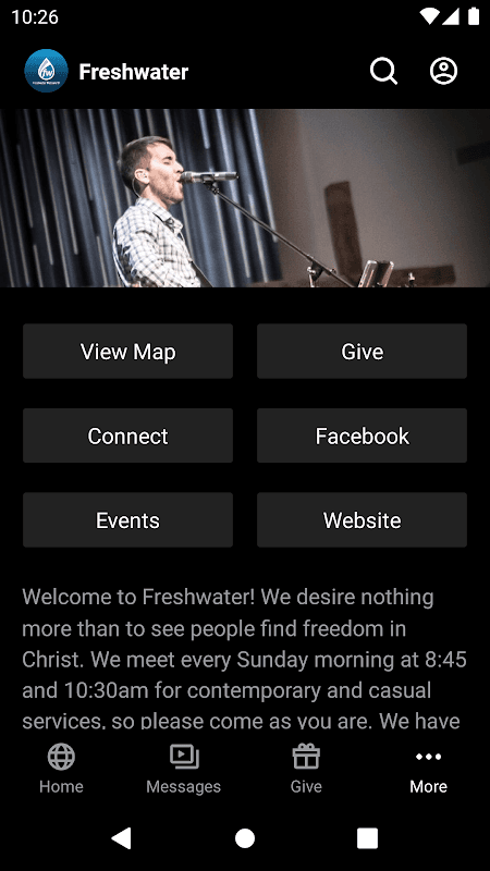 Freshwater Church Wadsworth screenshot 3