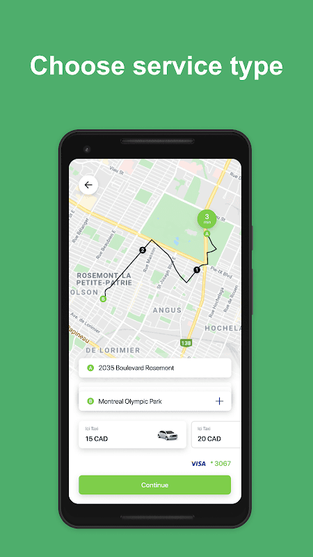 Ici Taxi Montreal, Canada screenshot 3