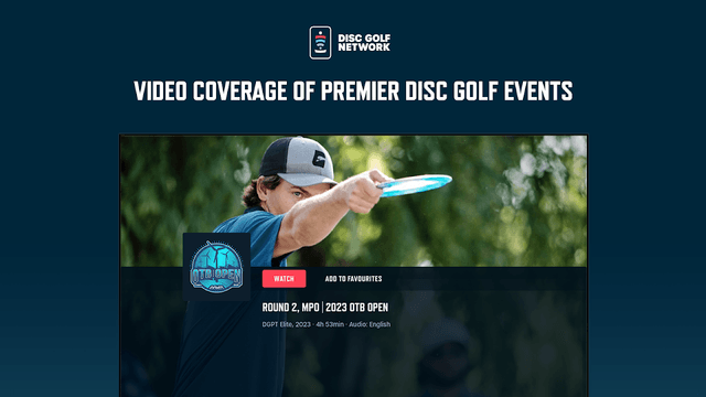 Disc Golf Network screenshot 1